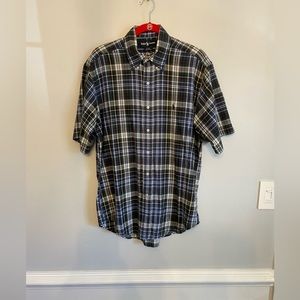 Ralph Lauren Plaid button up size Med.